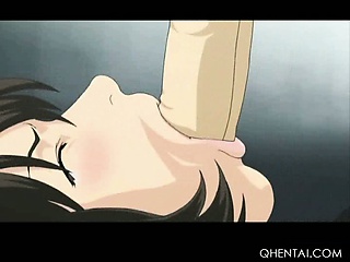 Hentai girl in big tits hardcore deep throated in close-up